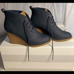 Nautica Wedge Ankle Boots